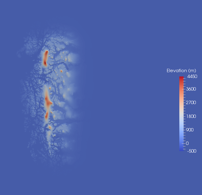 damped terrain