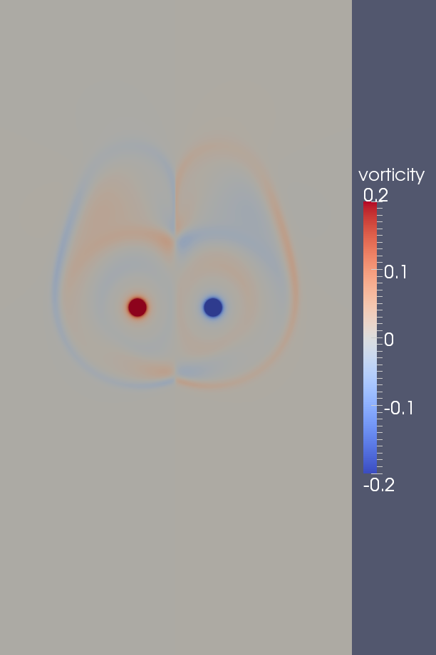 vorticity t=40