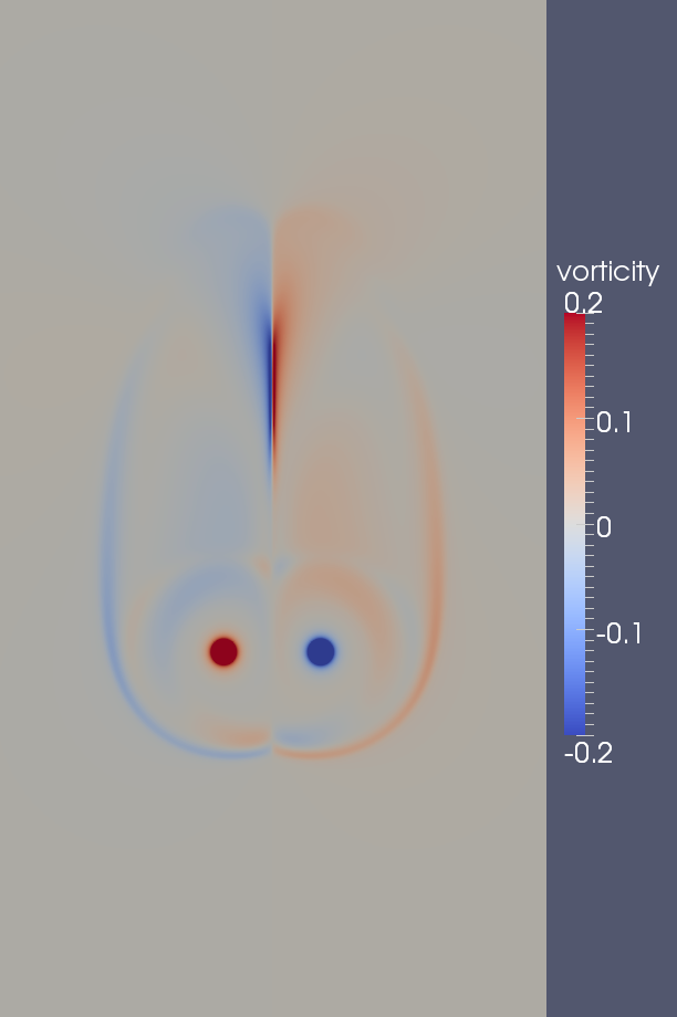 vorticity t=100